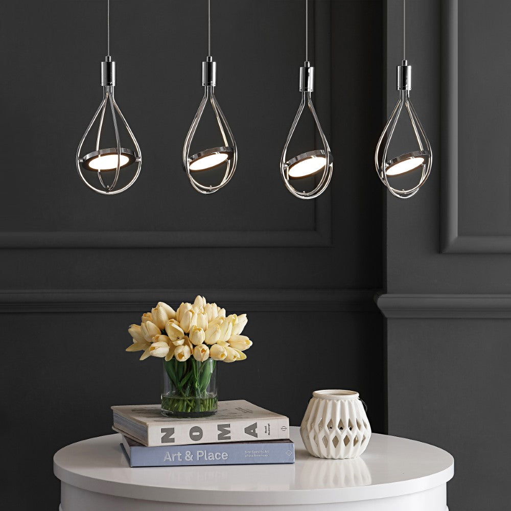 Gorey Adjustable Modern Integrated Cluster LED Metal Pendant