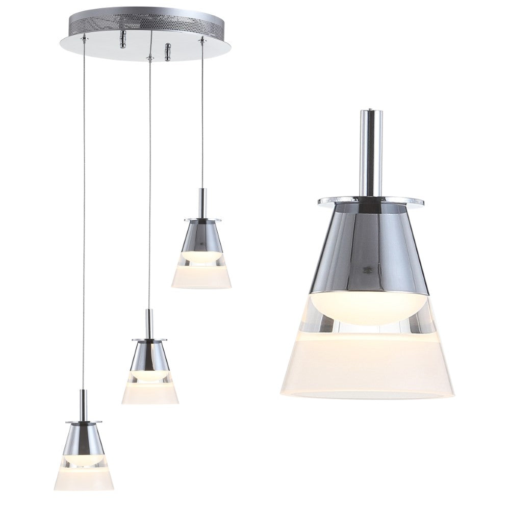 Cioran Adjustable Metal Integrated LED Pendant