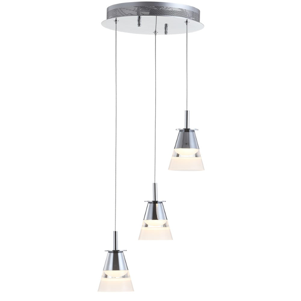 Cioran Adjustable Metal Integrated LED Pendant
