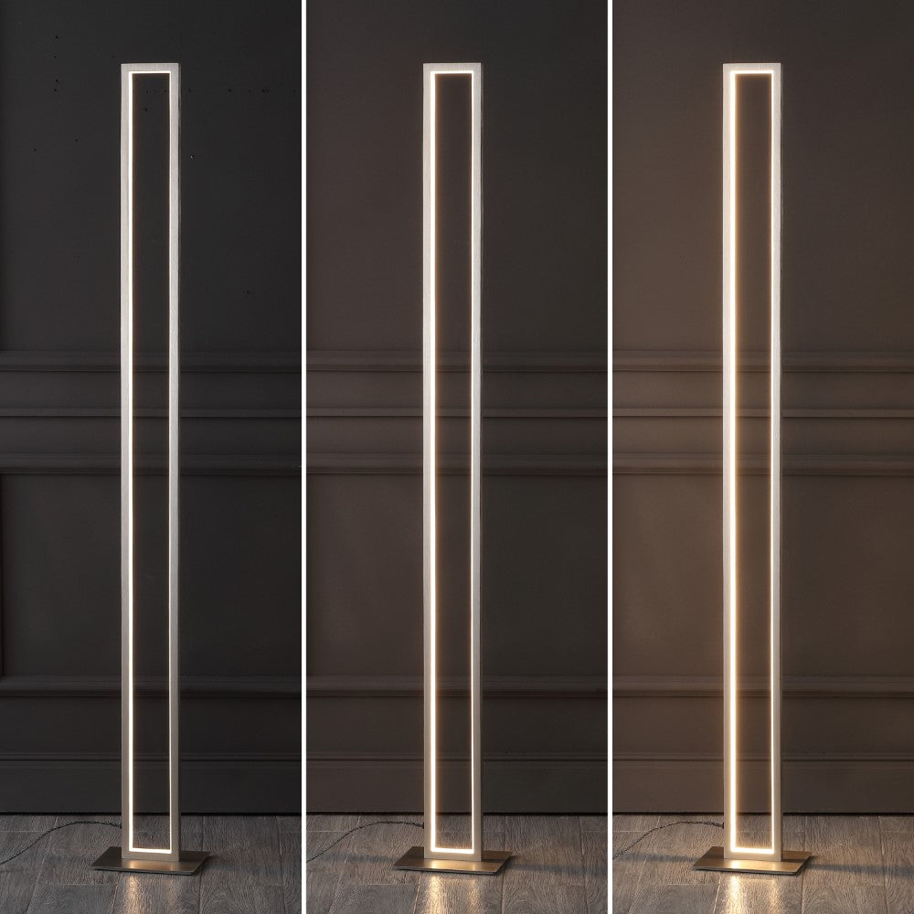 bright 59.5" Modern Minimalist Aluminum Integrated Tower LED Floor Lamp