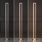 bright 59.5" Modern Minimalist Aluminum Integrated Tower LED Floor Lamp
