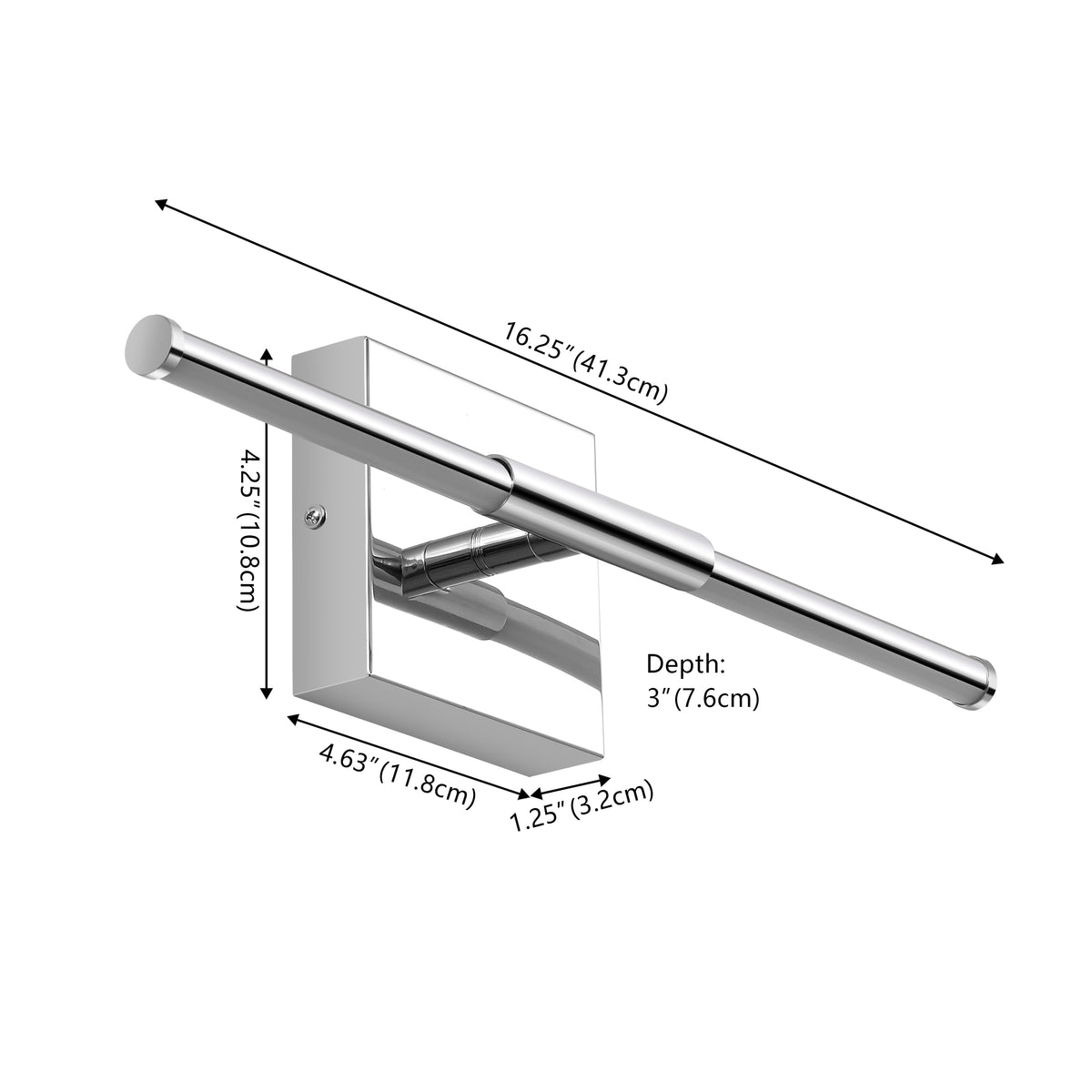 Euell Modern Minimalist Dimmable Integrated LED Metal Wall Sconce