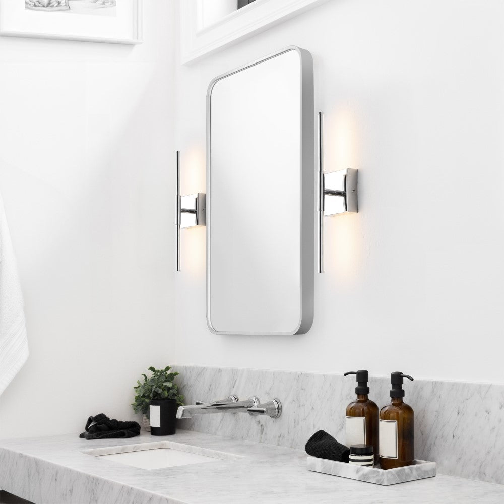 Euell Modern Minimalist Dimmable Integrated LED Metal Wall Sconce
