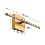 Euell Modern Minimalist Dimmable Integrated LED Metal Wall Sconce