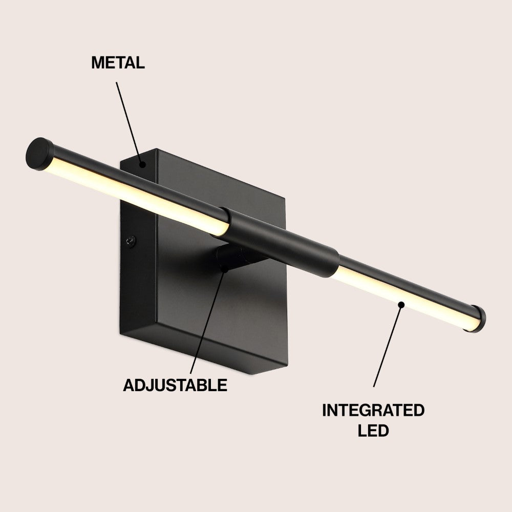 Euell Modern Minimalist Dimmable Integrated LED Metal Wall Sconce