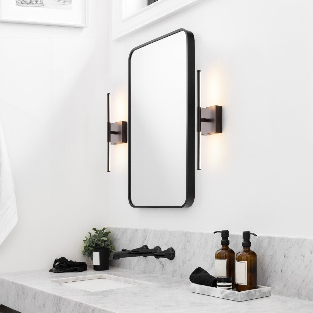 Euell Modern Minimalist Dimmable Integrated LED Metal Wall Sconce