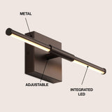Euell Modern Minimalist Dimmable Integrated LED Metal Wall Sconce