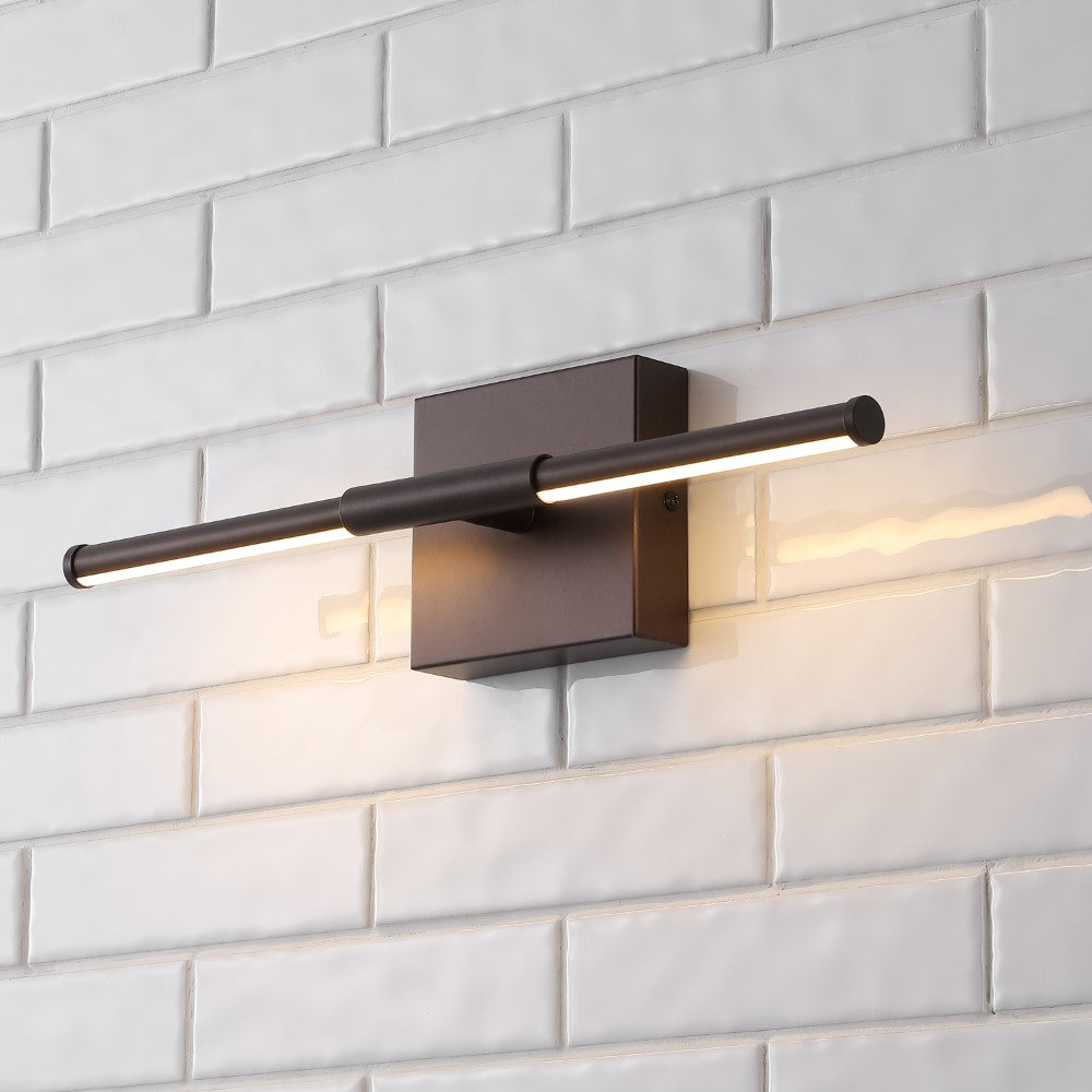 Euell Modern Minimalist Dimmable Integrated LED Metal Wall Sconce