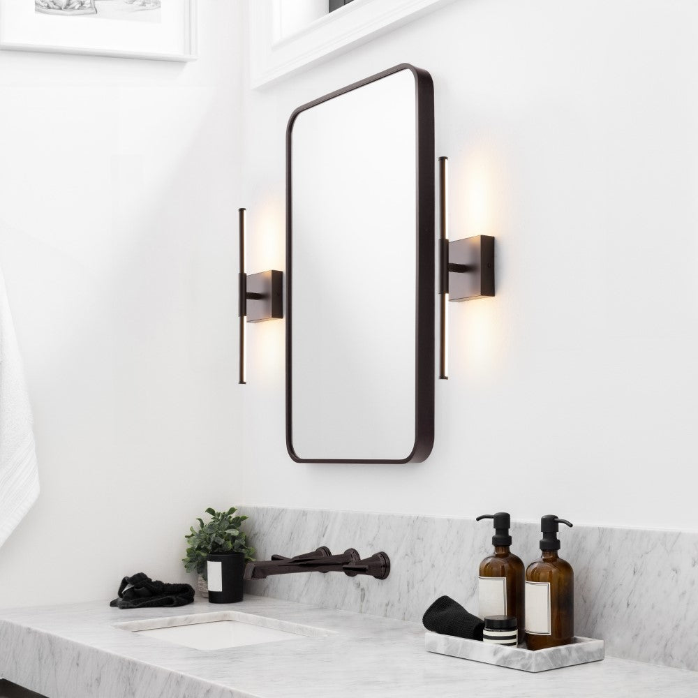 Euell Modern Minimalist Dimmable Integrated LED Metal Wall Sconce