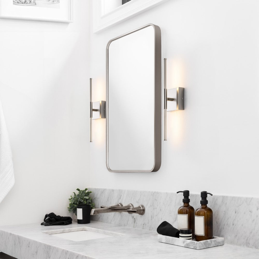 Euell Modern Minimalist Dimmable Integrated LED Metal Wall Sconce