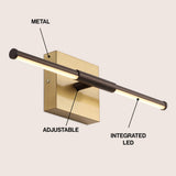 Euell Modern Minimalist Dimmable Integrated LED Metal Wall Sconce