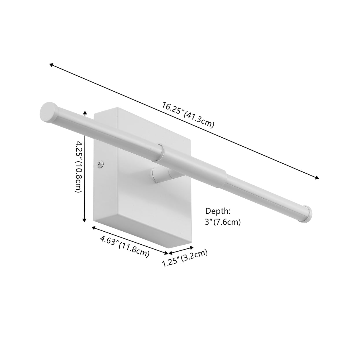 Euell Modern Minimalist Dimmable Integrated LED Metal Wall Sconce