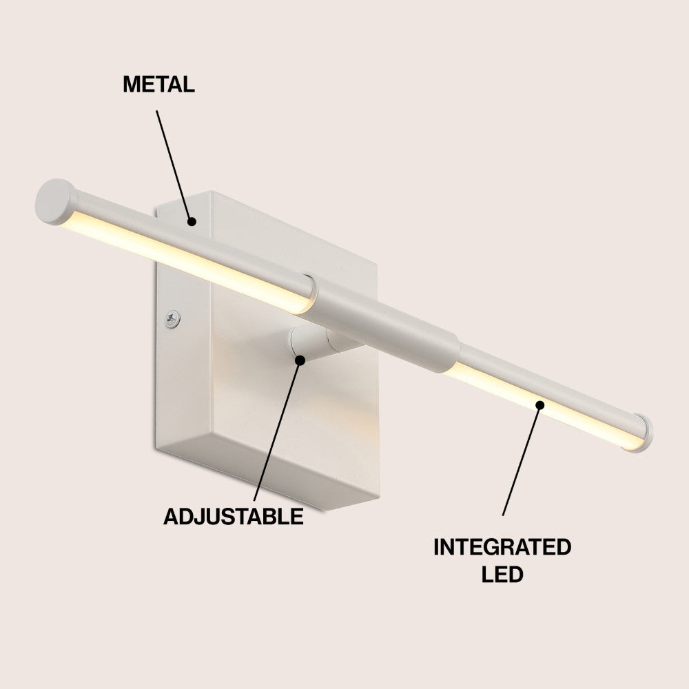Euell Modern Minimalist Dimmable Integrated LED Metal Wall Sconce