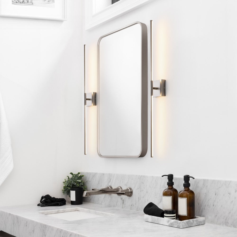 Euell Modern Minimalist Dimmable Integrated LED Metal Wall Sconce