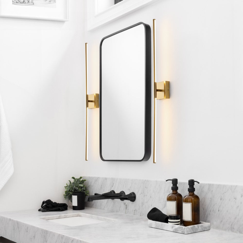 Euell Modern Minimalist Dimmable Integrated LED Metal Wall Sconce