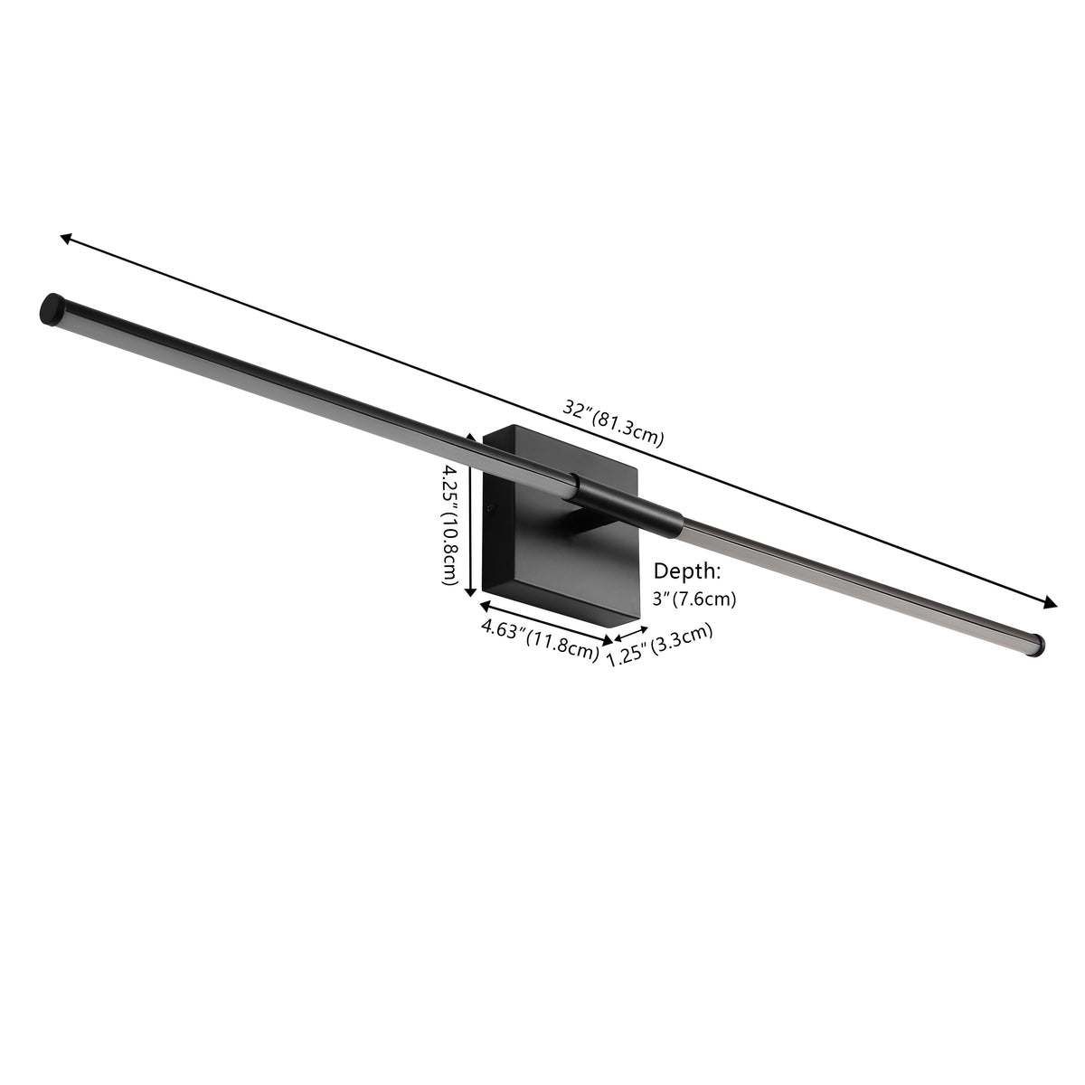 Euell Modern Minimalist Dimmable Integrated LED Metal Wall Sconce