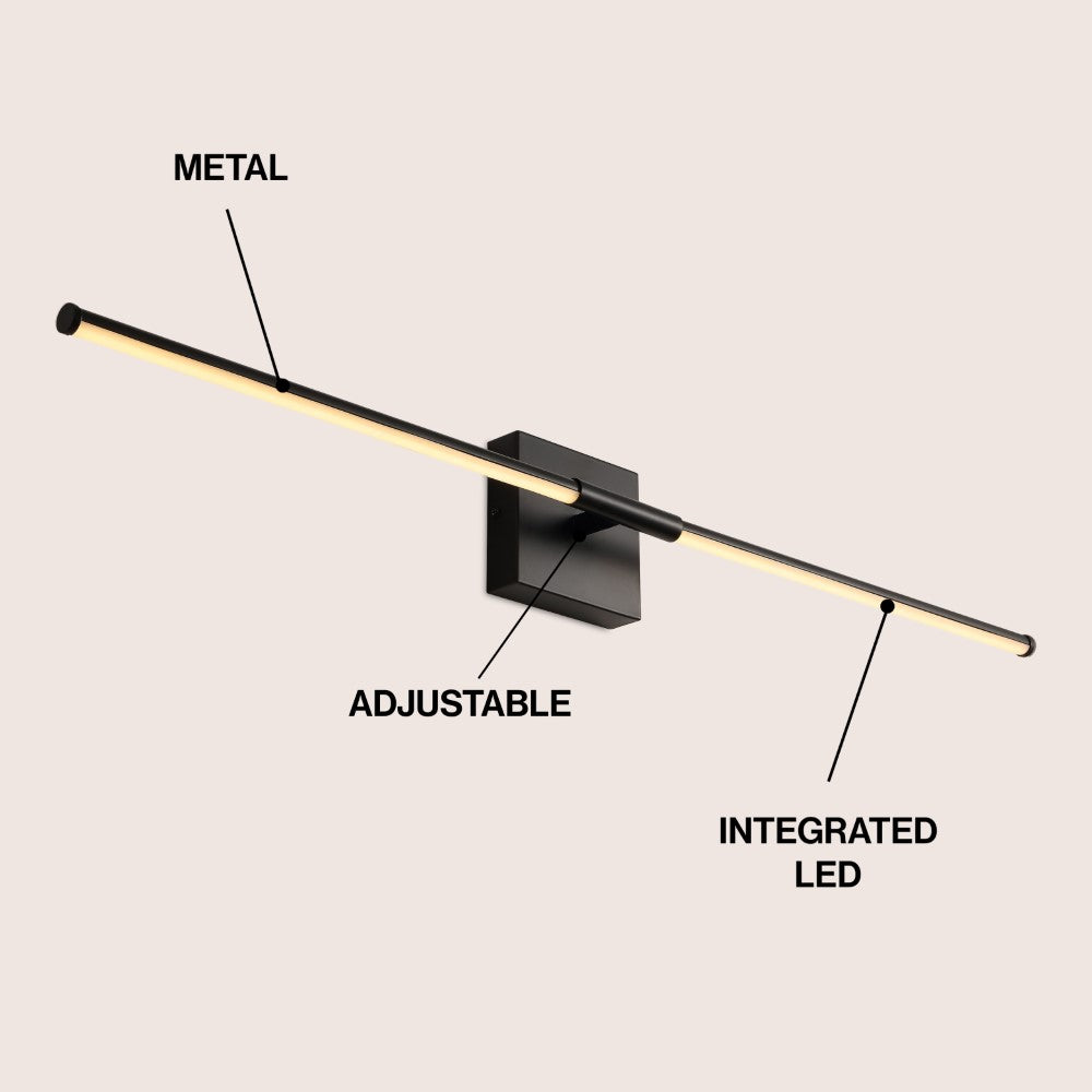 Euell Modern Minimalist Dimmable Integrated LED Metal Wall Sconce