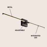 Euell Modern Minimalist Dimmable Integrated LED Metal Wall Sconce