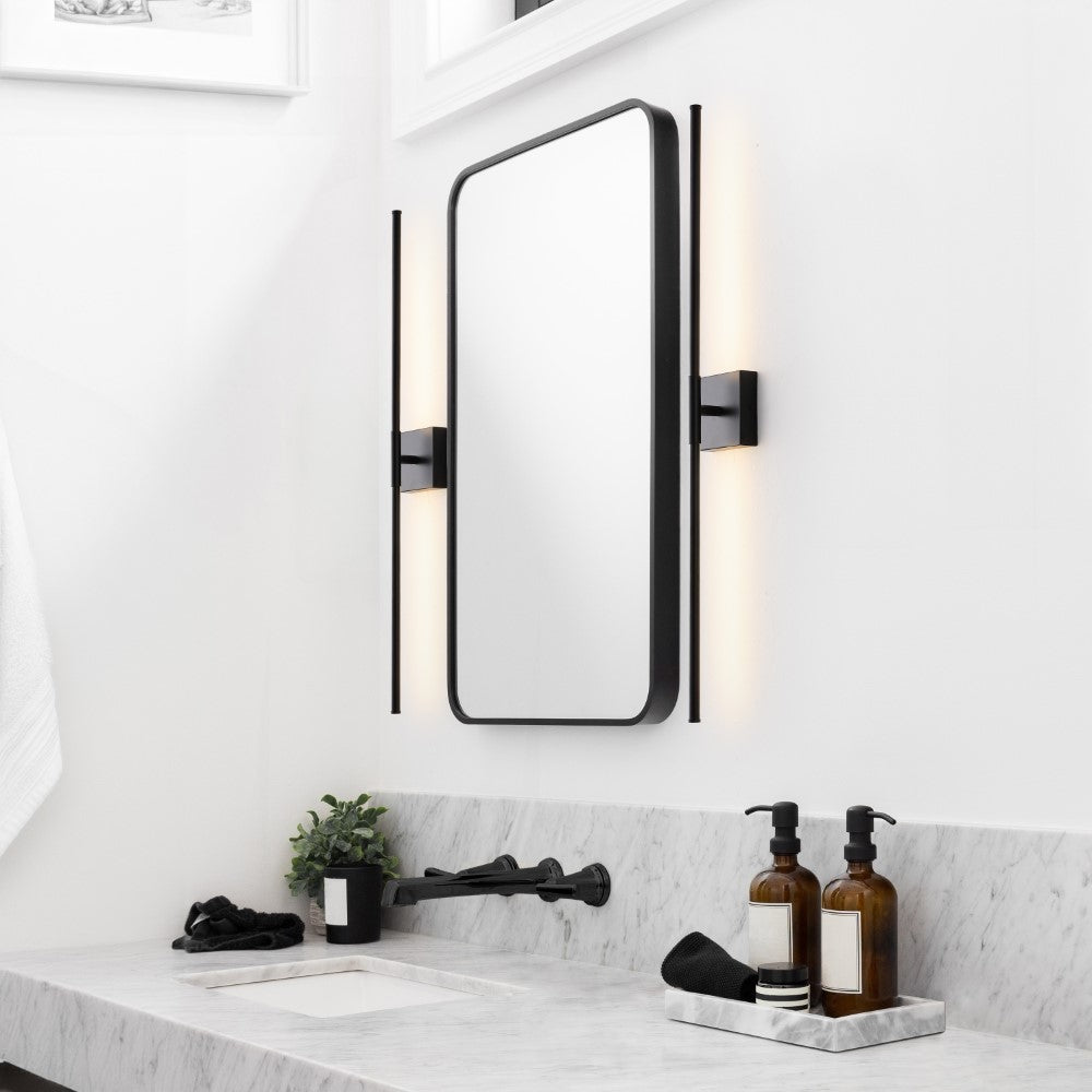 Euell Modern Minimalist Dimmable Integrated LED Metal Wall Sconce