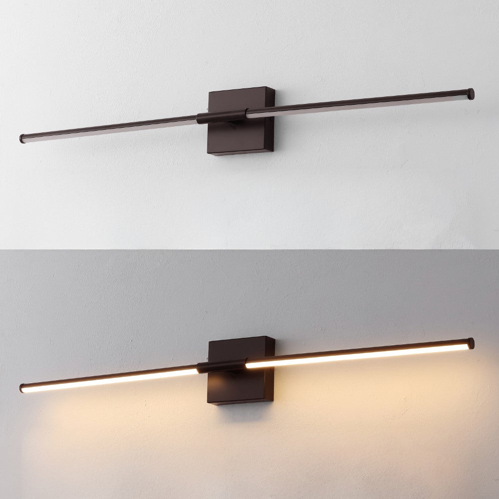 Euell Modern Minimalist Dimmable Integrated LED Metal Wall Sconce