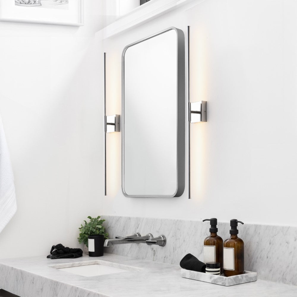 Euell Modern Minimalist Dimmable Integrated LED Metal Wall Sconce