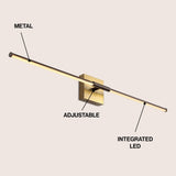Euell Modern Minimalist Dimmable Integrated LED Metal Wall Sconce