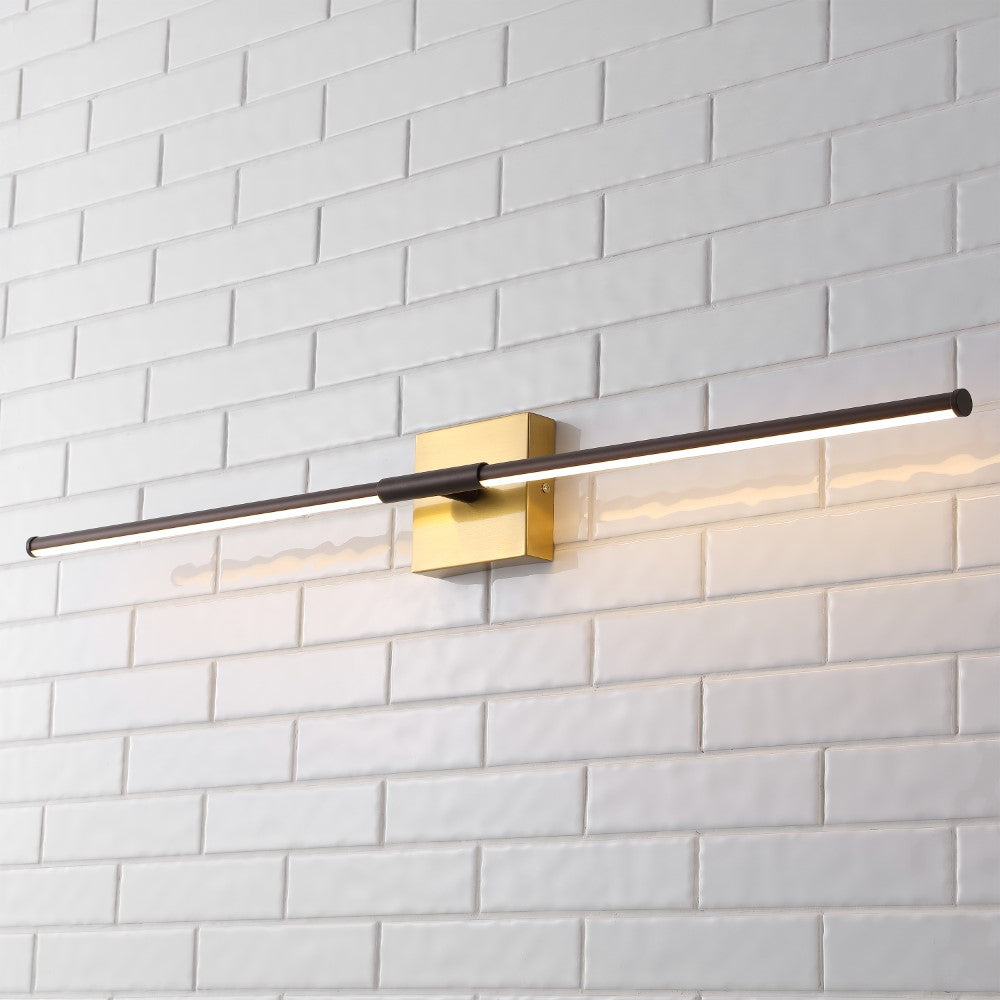Euell Modern Minimalist Dimmable Integrated LED Metal Wall Sconce