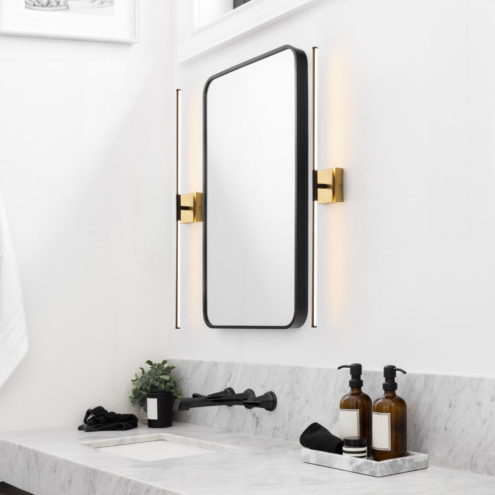 Euell Modern Minimalist Dimmable Integrated LED Metal Wall Sconce