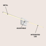 Euell Modern Minimalist Dimmable Integrated LED Metal Wall Sconce