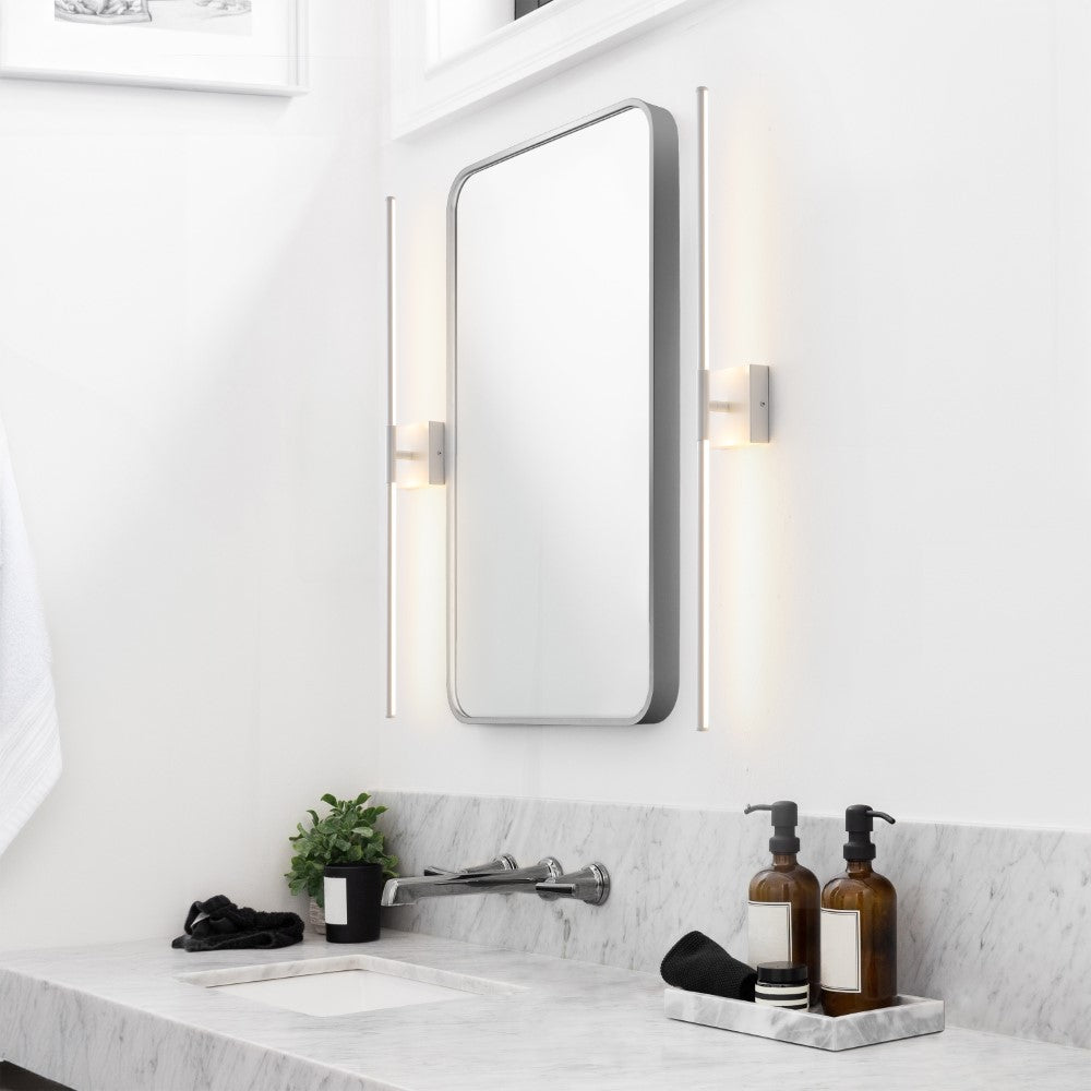 Euell Modern Minimalist Dimmable Integrated LED Metal Wall Sconce