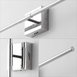 Aurava 28" Modern Minimalist Adjustable Dimmable Integrated LED Metal Wall Sconce