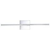 Aurava 28" Modern Minimalist Adjustable Dimmable Integrated LED Metal Wall Sconce