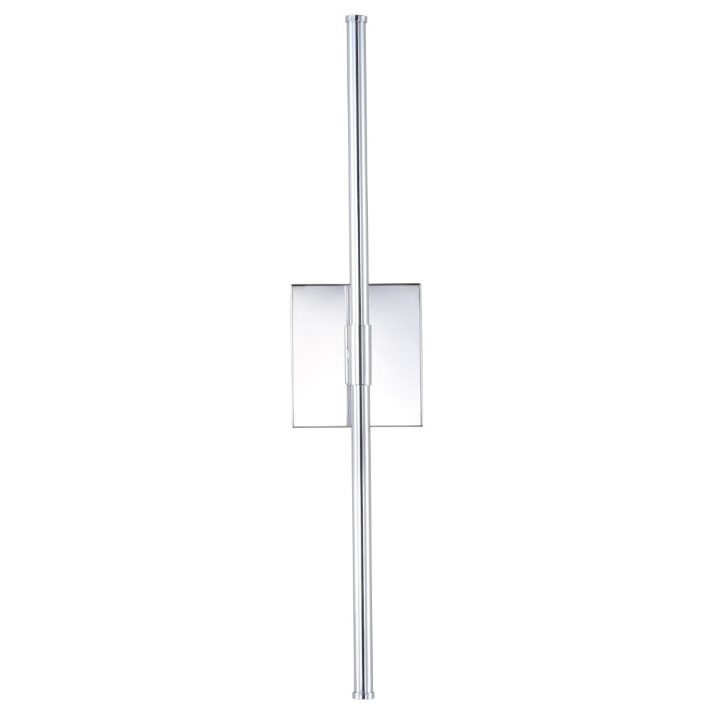 Aurava 28" Modern Minimalist Adjustable Dimmable Integrated LED Metal Wall Sconce