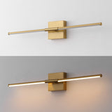 Aurava 28" Modern Minimalist Adjustable Dimmable Integrated LED Metal Wall Sconce
