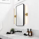 Aurava 28" Modern Minimalist Adjustable Dimmable Integrated LED Metal Wall Sconce
