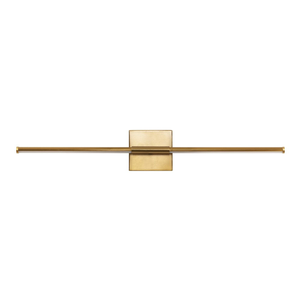 Aurava 28" Modern Minimalist Adjustable Dimmable Integrated LED Metal Wall Sconce