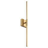 Aurava 28" Modern Minimalist Adjustable Dimmable Integrated LED Metal Wall Sconce