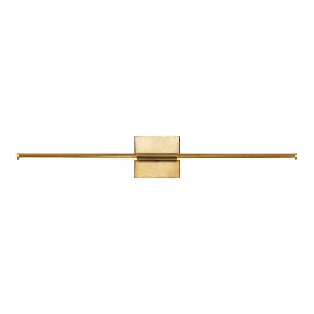 Aurava 28" Modern Minimalist Adjustable Dimmable Integrated LED Metal Wall Sconce