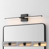 Aurava 28" Modern Minimalist Adjustable Dimmable Integrated LED Metal Wall Sconce
