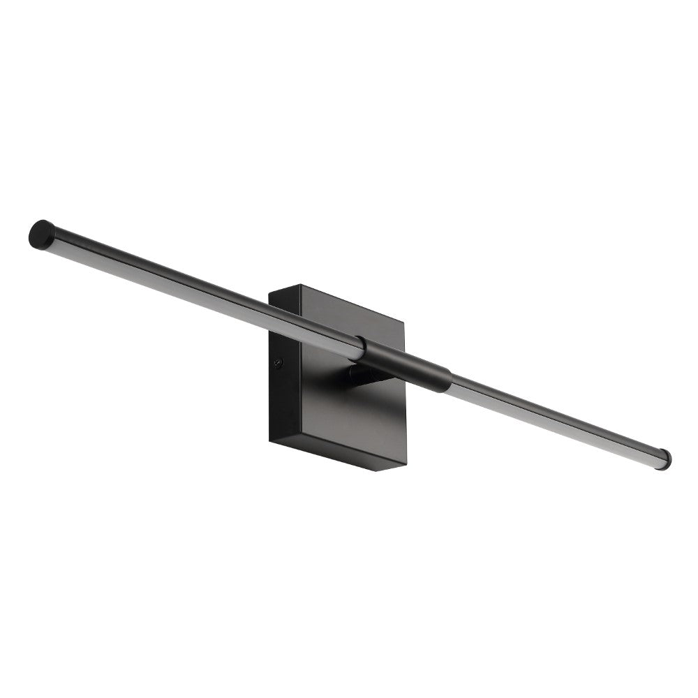 Aurava 28" Modern Minimalist Adjustable Dimmable Integrated LED Metal Wall Sconce