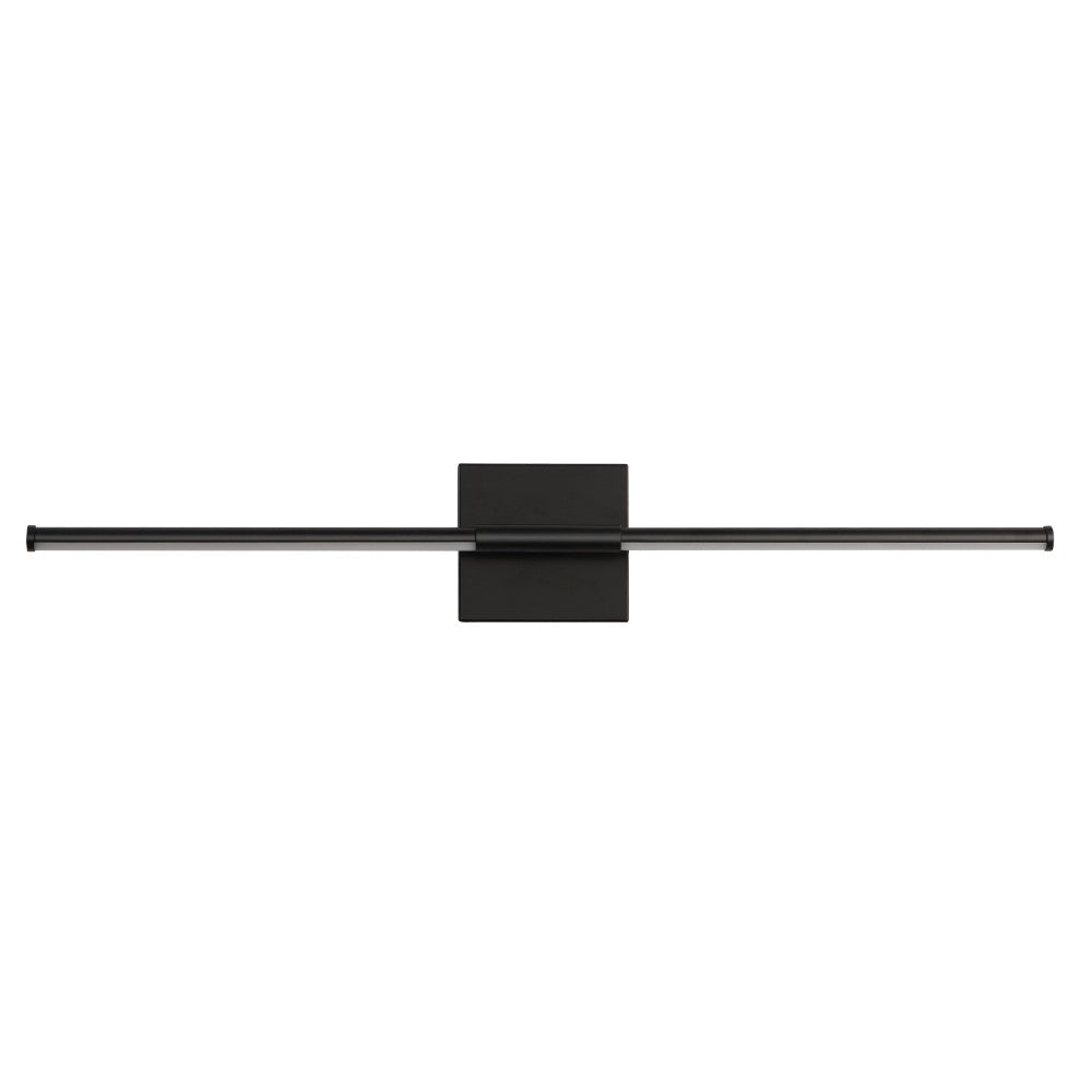 Aurava 28" Modern Minimalist Adjustable Dimmable Integrated LED Metal Wall Sconce