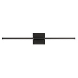 Aurava 28" Modern Minimalist Adjustable Dimmable Integrated LED Metal Wall Sconce