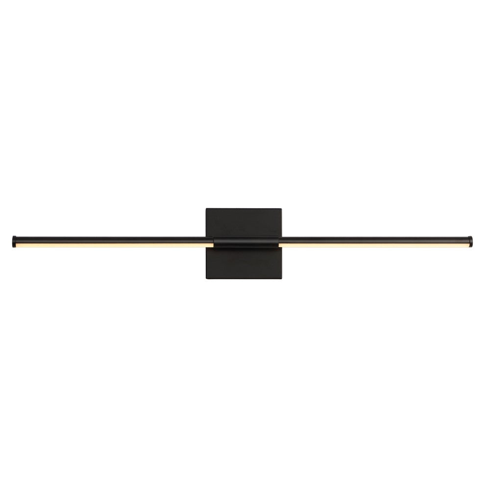 Aurava 28" Modern Minimalist Adjustable Dimmable Integrated LED Metal Wall Sconce