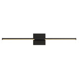 Aurava 28" Modern Minimalist Adjustable Dimmable Integrated LED Metal Wall Sconce