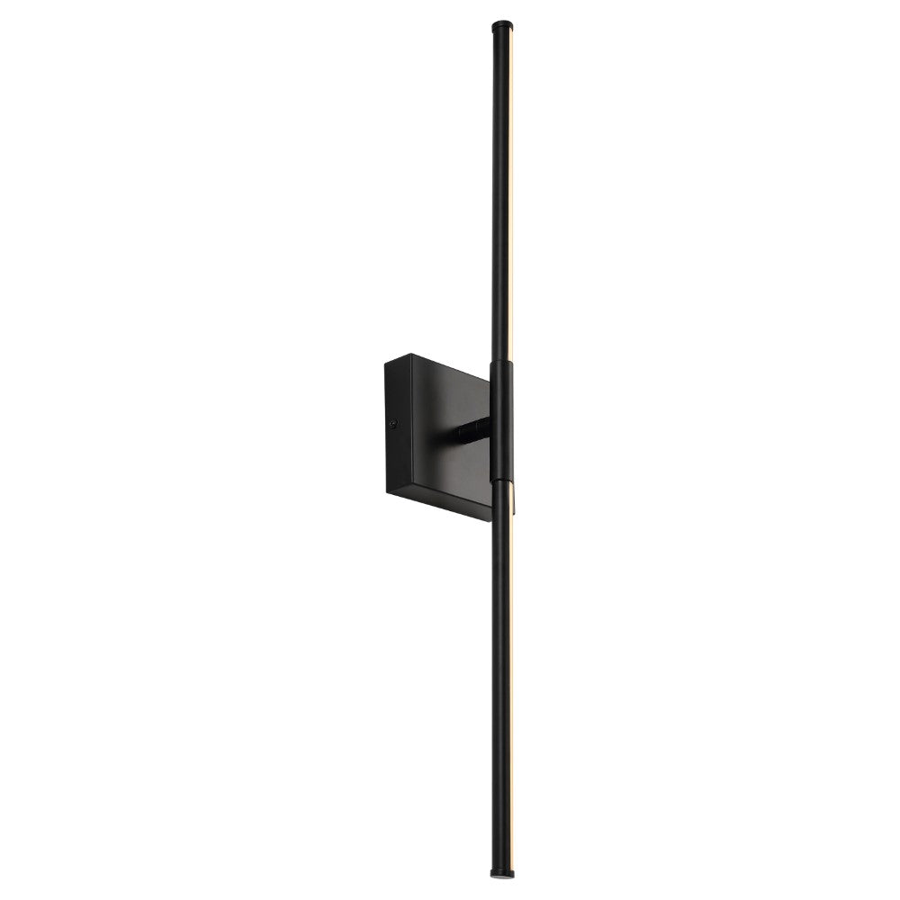 Aurava 28" Modern Minimalist Adjustable Dimmable Integrated LED Metal Wall Sconce