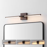 Aurava 28" Modern Minimalist Adjustable Dimmable Integrated LED Metal Wall Sconce