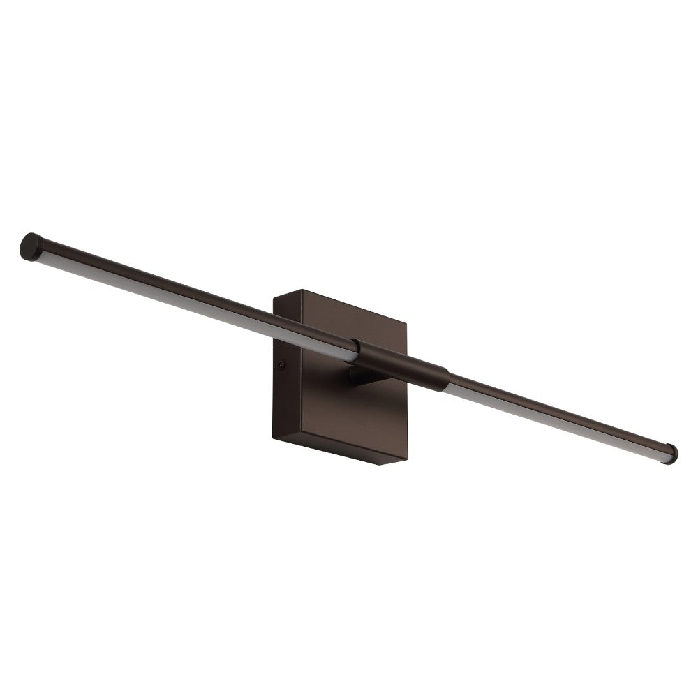 Aurava 28" Modern Minimalist Adjustable Dimmable Integrated LED Metal Wall Sconce