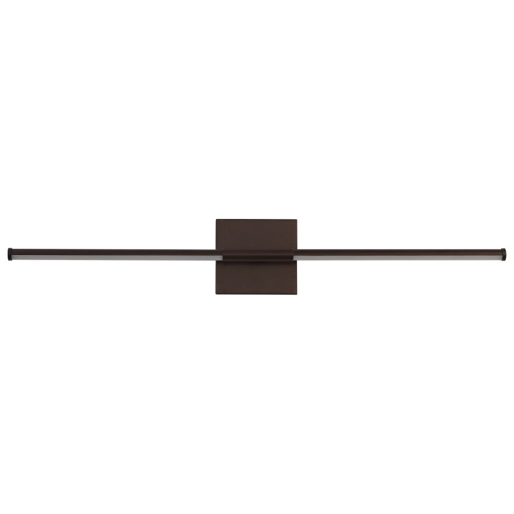 Aurava 28" Modern Minimalist Adjustable Dimmable Integrated LED Metal Wall Sconce