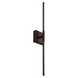 Aurava 28" Modern Minimalist Adjustable Dimmable Integrated LED Metal Wall Sconce