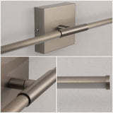 Aurava 28" Modern Minimalist Adjustable Dimmable Integrated LED Metal Wall Sconce